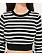 Ethos Black & White Stripe Crop Sweater - Thumbnail image 4 of 4