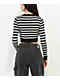 Ethos Black & White Stripe Crop Sweater - Thumbnail image 3 of 4