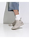 FACT. CNTRL Monkey Dirty White Suede Skate Shoes - Thumbnail image 2 of 7