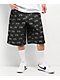 FB County All Over Black Denim Shorts - Thumbnail image 1 of 5