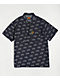 FB County All Over Print Blue Half Zip Short Sleeve Shirt - Thumbnail image 4 of 5