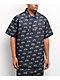 FB County All Over Print Blue Half Zip Short Sleeve Shirt - Thumbnail image 1 of 5