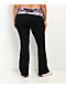 FB County Black Fold Over Flare Leggings - Thumbnail image 4 of 7