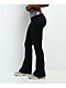 FB County Black Fold Over Flare Leggings - Thumbnail image 7 of 7