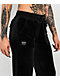 FB County Black Velour Track Pants - Thumbnail image 4 of 7