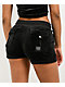 FB County Black Velour Track Shorts - Thumbnail image 4 of 5