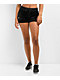FB County Black Velour Track Shorts - Thumbnail image 1 of 5
