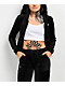 FB County Black Velour Zip Hoodie - Thumbnail image 1 of 5
