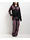 FB County Bleach Dye Black & Pink Crop Zip Hoodie - Thumbnail image 5 of 5