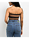 FB County Charlie Brown Brown Tube Top - Thumbnail image 2 of 3