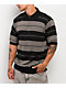 FB County Charlie Browns Black & Grey Stripe Quarter Zip Knit Shirt - Thumbnail image 1 of 3