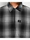 FB County Checker Black & Grey Half Zip Short Sleeve Shirt - Thumbnail image 3 of 3