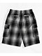 FB County Checker Grey Cargo Shorts - Thumbnail image 4 of 6