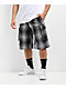 FB County Checker Grey Cargo Shorts - Thumbnail image 1 of 6