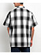 FB County Checker Grey Half Zip Short Sleeve Flannel Shirt - Thumbnail image 2 of 4