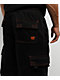 FB County Contrast Black & Orange Cargo Sweatpants - Thumbnail image 4 of 7