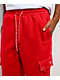 FB County Contrast Red Cargo Sweatpants - Thumbnail image 3 of 8