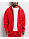 FB County Contrast Red Zip Hoodie - Thumbnail image 3 of 6
