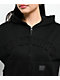 FB County French Terry Black Crop Zip Hoodie - Thumbnail image 3 of 4