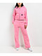 FB County French Terry Pink Crop Zip Hoodie - Thumbnail image 6 of 6