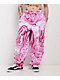 FB County Graffiti Pink Cargo Sweatpants - Thumbnail image 1 of 10
