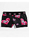 FB County Heart Print Black & Pink Boyshort Underwear - Thumbnail image 1 of 2