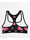 FB County Heart Print Black & Pink Sports Bra - Thumbnail image 2 of 2