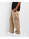 FB County Khaki Heavyweight Baggy Cargo Sweatpants - Thumbnail image 3 of 10