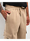 FB County Khaki Heavyweight Baggy Cargo Sweatpants - Thumbnail image 7 of 10