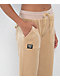 FB County Khaki Velour Track Pants - Thumbnail image 4 of 10