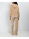 FB County Khaki Velour Track Pants - Thumbnail image 6 of 10