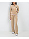 FB County Khaki Velour Track Pants - Thumbnail image 7 of 10