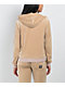 FB County Khaki Velour Zip Hoodie - Thumbnail image 2 of 6