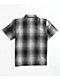 FB County Kids Checker Grey Half Zip Short Sleeve Flannel Shirt - Thumbnail image 2 of 3