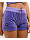 FB County Lavender Velour Track Shorts - Thumbnail image 3 of 5
