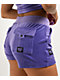 FB County Lavender Velour Track Shorts - Thumbnail image 4 of 5