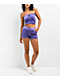 FB County Lavender Velour Track Shorts - Thumbnail image 5 of 5