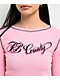 FB County Pink Crop Thermal Long Sleeve T-Shirt - Thumbnail image 2 of 3