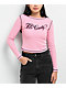 FB County Pink Crop Thermal Long Sleeve T-Shirt - Thumbnail image 1 of 3