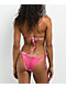 FB County Pink Velour String Bikini Bottom - Thumbnail image 2 of 4