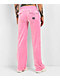 FB County Pink Velour Track Pants - Thumbnail image 2 of 7