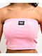 FB County Pink Velour Tube Top - Thumbnail image 3 of 6