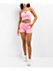 FB County Pink Velour Tube Top - Thumbnail image 4 of 6