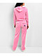 FB County Pink Velour Zip Hoodie - Thumbnail image 4 of 6