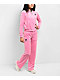 FB County Pink Velour Zip Hoodie - Thumbnail image 5 of 6