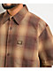 FB County Plaid Brown & Tan Button Up Shirt - Thumbnail image 3 of 3