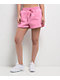 FB County Rhinestone Pink Sweat Shorts - Thumbnail image 2 of 6