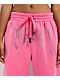 FB County Rhinestone Pink Sweatpants - Thumbnail image 3 of 8