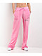 FB County Rhinestone Pink Velour Track Pants - Thumbnail image 2 of 8