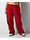 FB County Rhinestone Red Straight Leg Sweatpants  - Thumbnail image 3 of 9